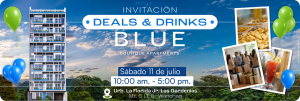 se ve el edificio del proyecto blue que es un proyecto de Inkasa inmobiliaria